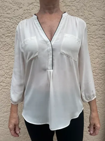 Haut fluide blanc