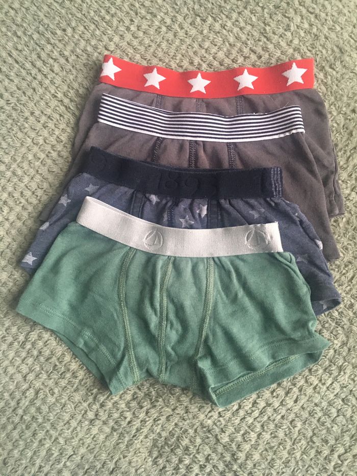 Lot boxers petit bateau 4 ans - photo numéro 1
