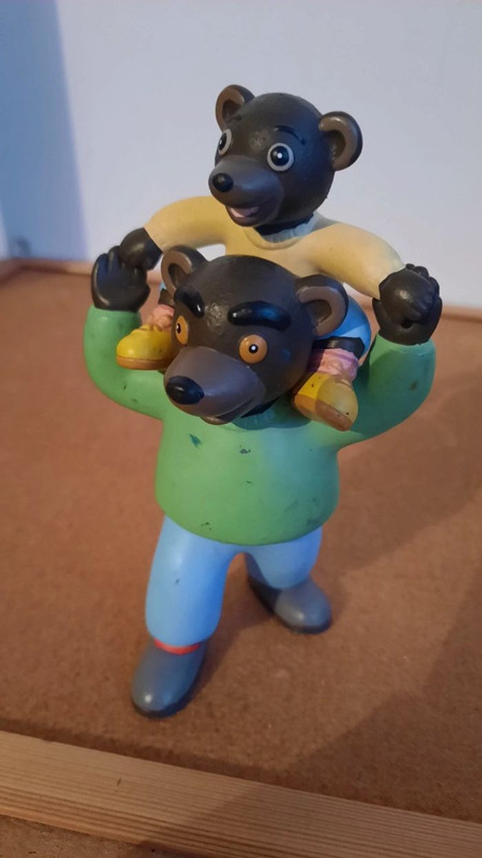 Lot figurine petit ours brun