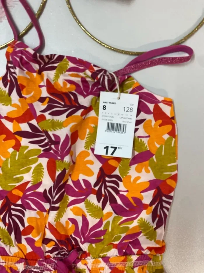 Combinaison short fille (neuf) - Taille 8 ans - photo numéro 3