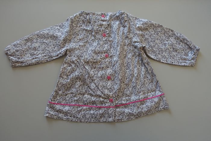 Blouse imprimée bébé fille 12 mois - photo numéro 2