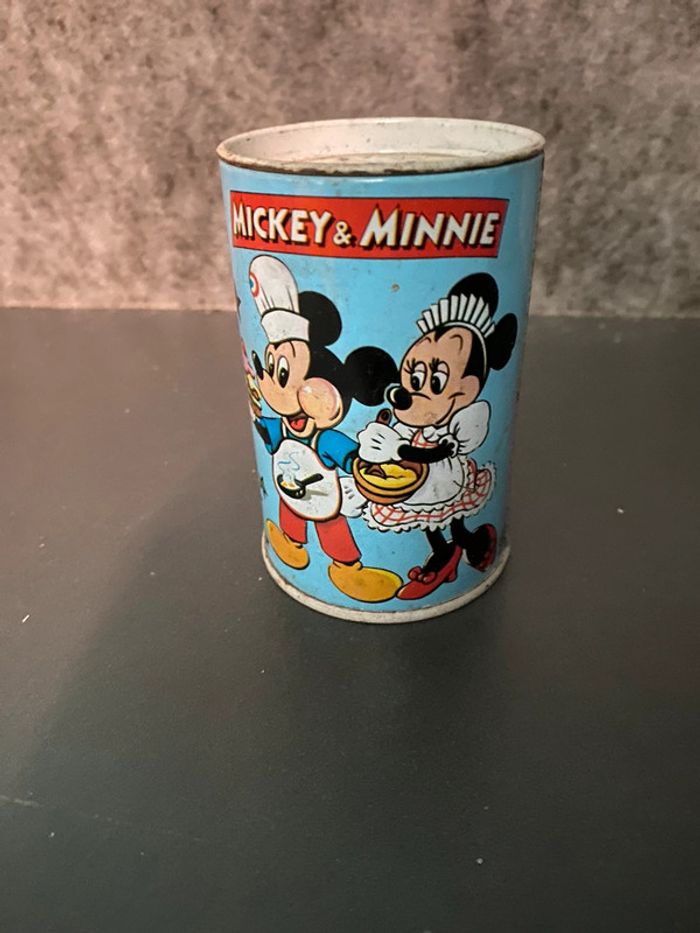 Pas d envoie avec homerr tirelire disney mickey vintage en métal - photo numéro 3