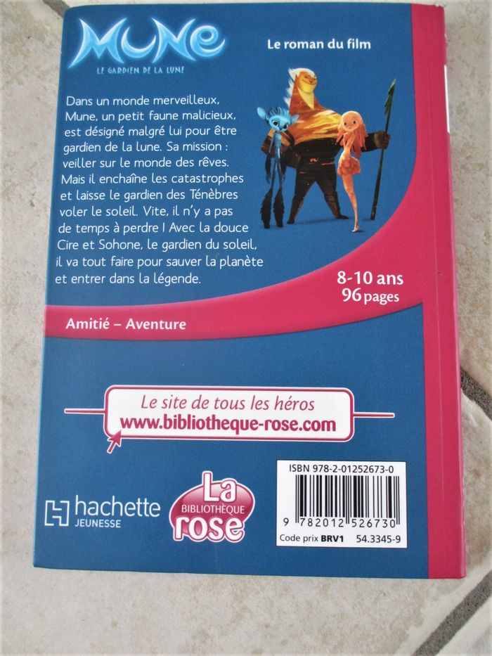 Livre enfant Mune le gardien de la lune – Le roman du film - photo numéro 2