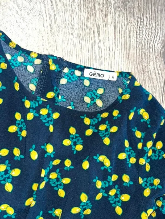 Robe fluide gemo citron - photo numéro 3