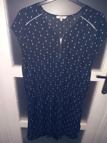 Robe noire à motifs géométrique taille 42