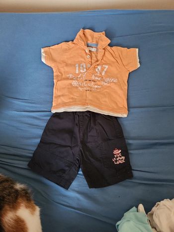 Ensemble short et t shirt gemo baby