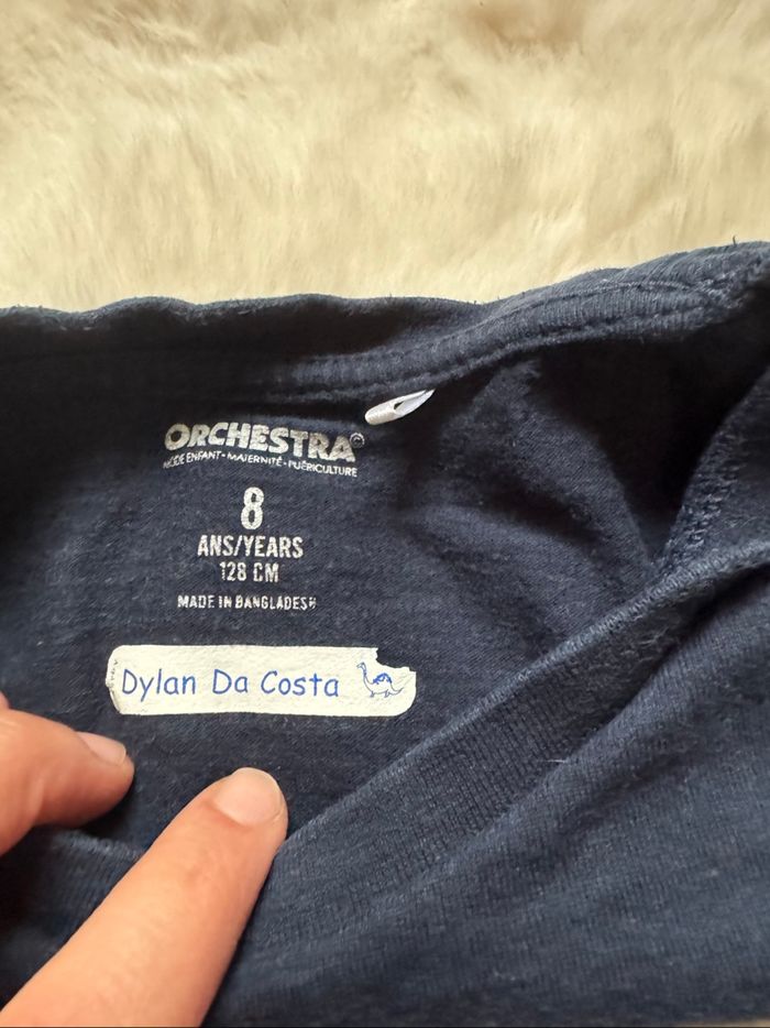 👕t-shirt manche longue - garçon - 8 ans - 128 cm - orchestra - bon état - photo numéro 3