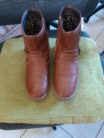 Bottines havane FPC 35