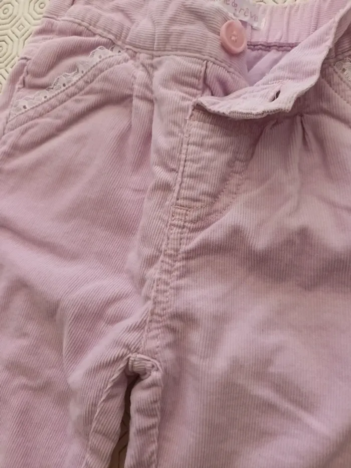 Pantalon Graine de rêve 12 mois parme - photo numéro 6