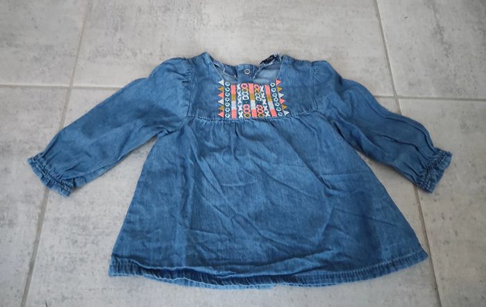 Lot de 4 blouses manches longues 6 mois - photo numéro 10