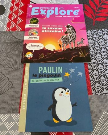 Lot 2 livre enfant pingouin