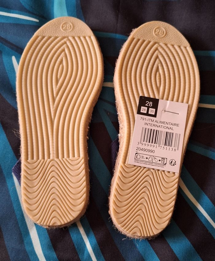 Espadrilles unisexe marine 28 - photo numéro 3