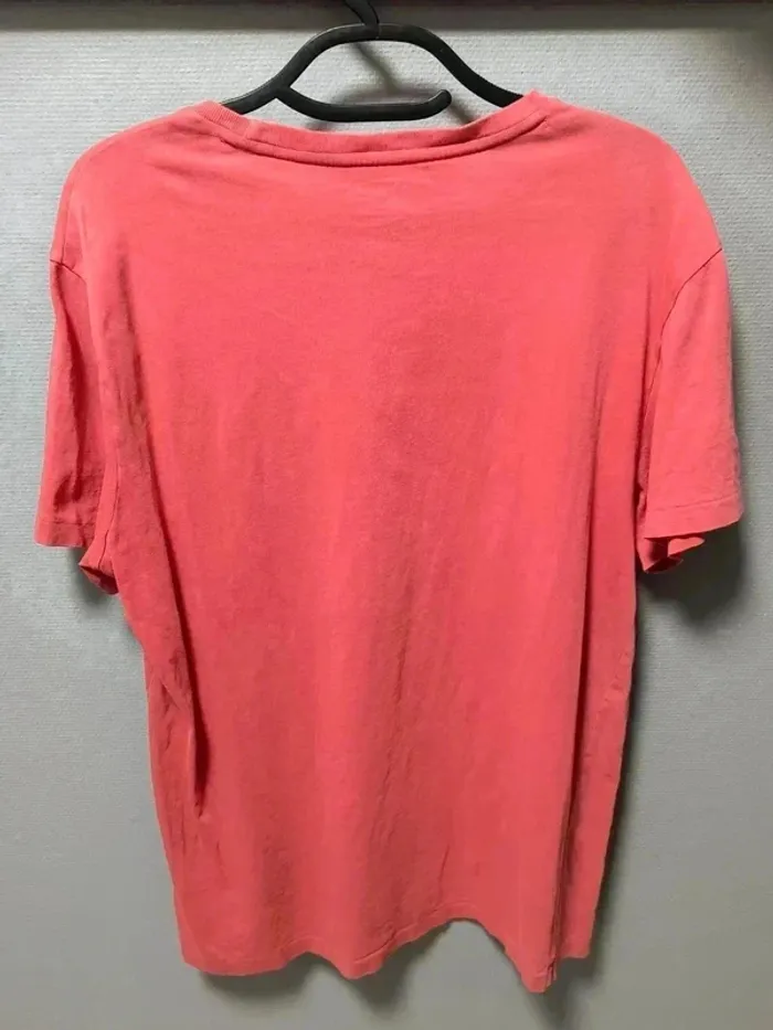 T-shirt Ralph Lauren Vintage Y2K Corail Logo Vert – Custom Fit M - photo numéro 5