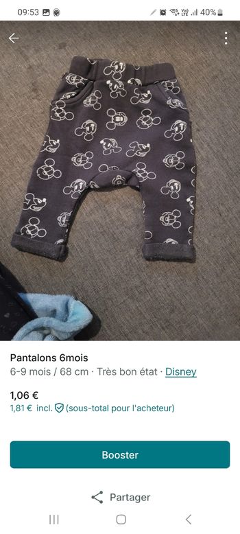 Pantalons 6mois