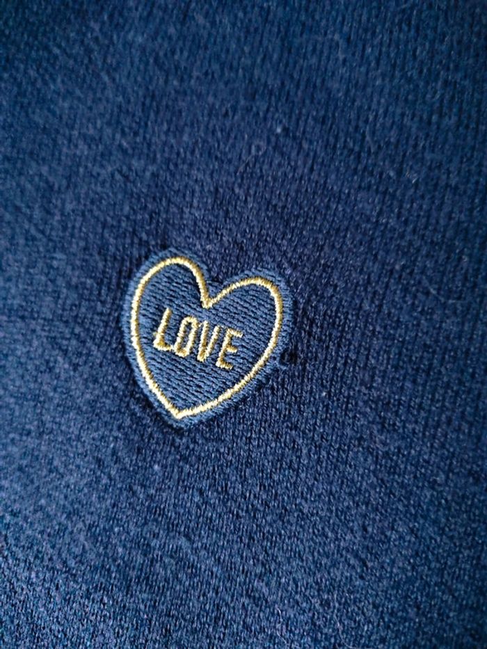 Gilet zippé bleu marine okaïdi 10 ans - photo numéro 2