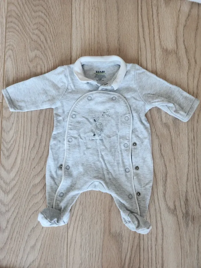 Pyjama en coton 0 mois
