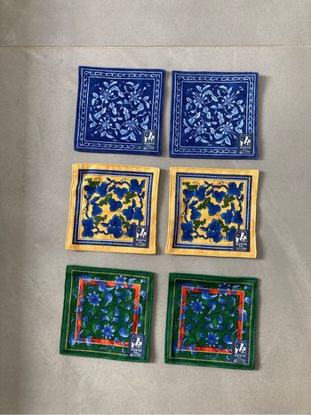 Lot de 6 serviettes