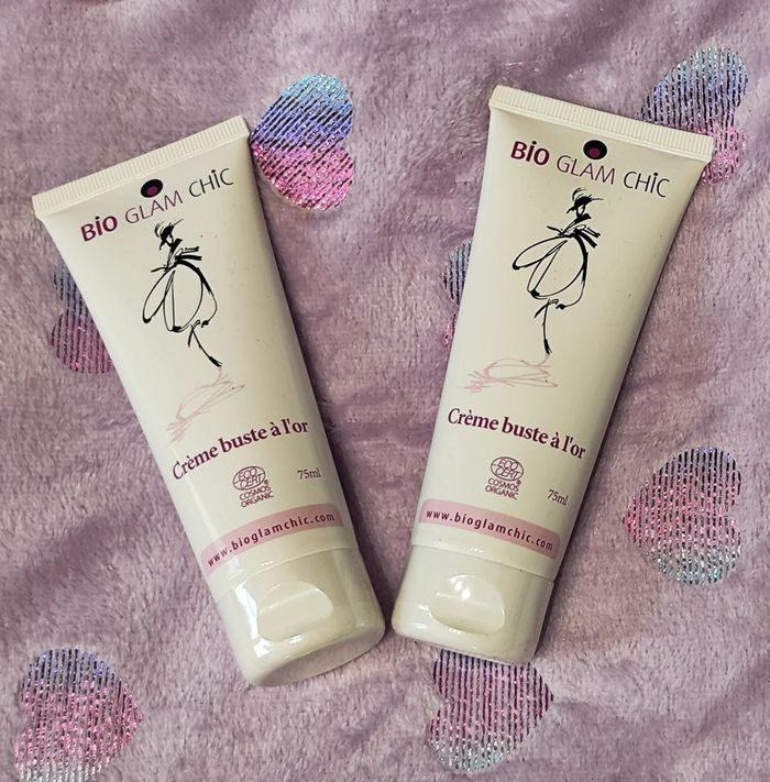 Lot de 2 tubes de Crème buste à l'or Bio Glam Chic - photo numéro 1