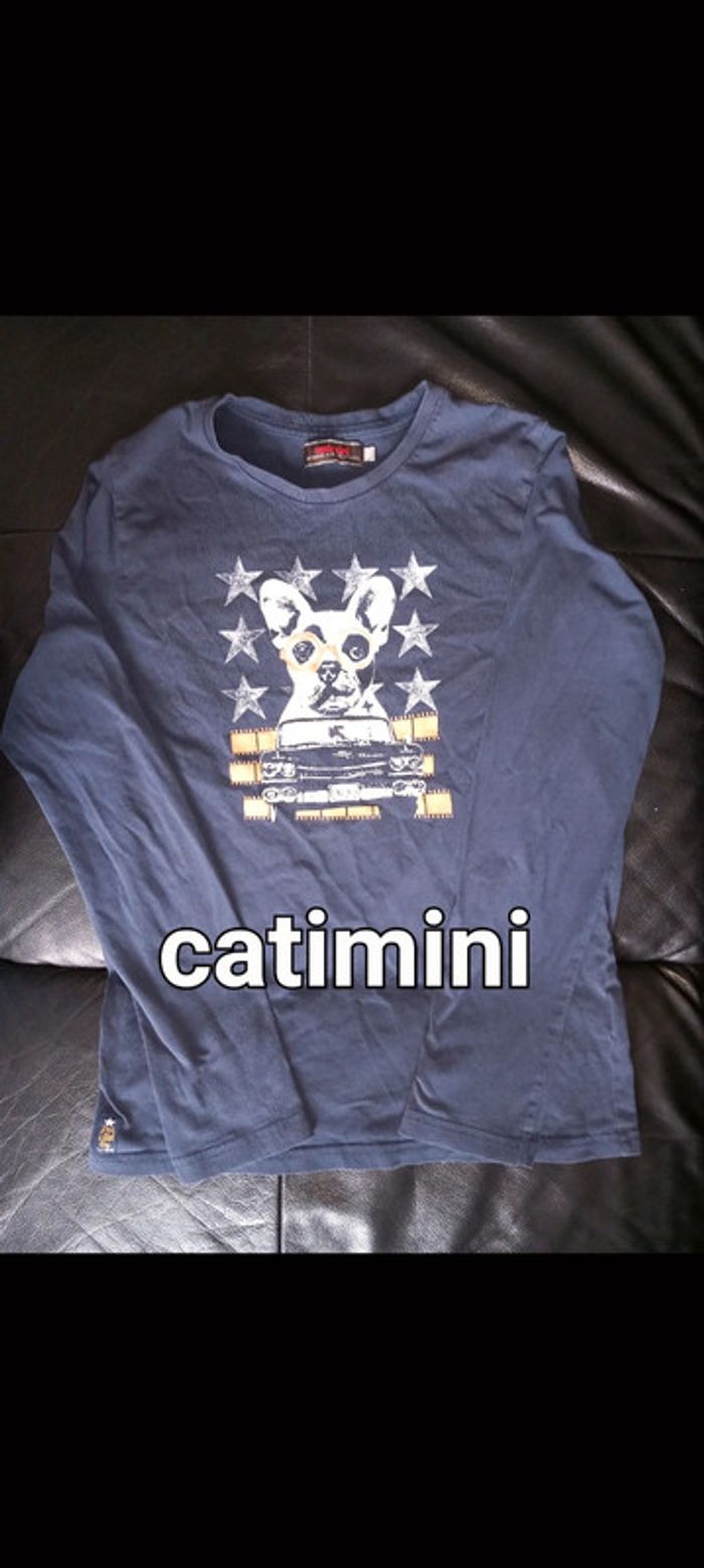 Tee-shirt manches longues catimini 14 ans