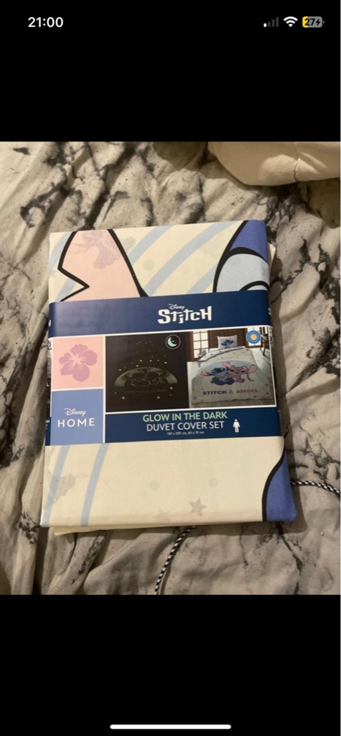 Parure de lit stitch