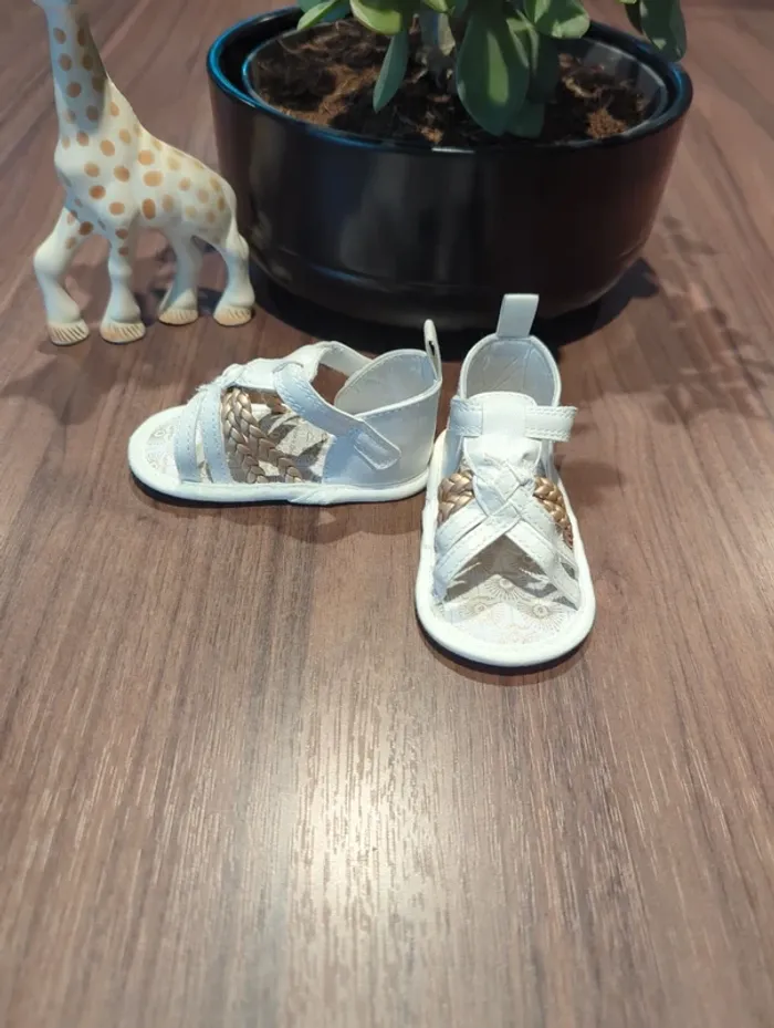 Chaussures sandales bébé 6-12m - photo numéro 5