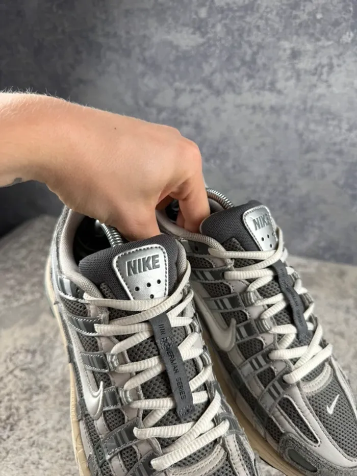 Nike P-6000 Running Flat Pewter - Grey & Green & Beige - photo numéro 11