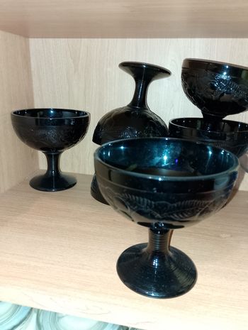 Coupe à glace sur pied noire