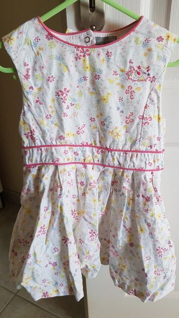 Robe blanche à fleurs Sergent Major