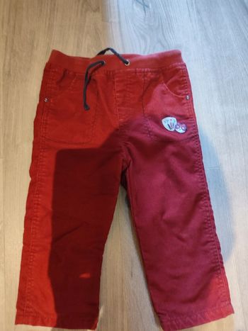 Pantalon velours 2 ans