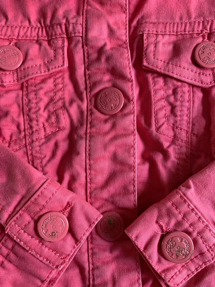 Veste jean rose 3 ans - photo numéro 3