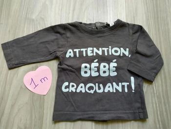t-shirt ML 1 mois