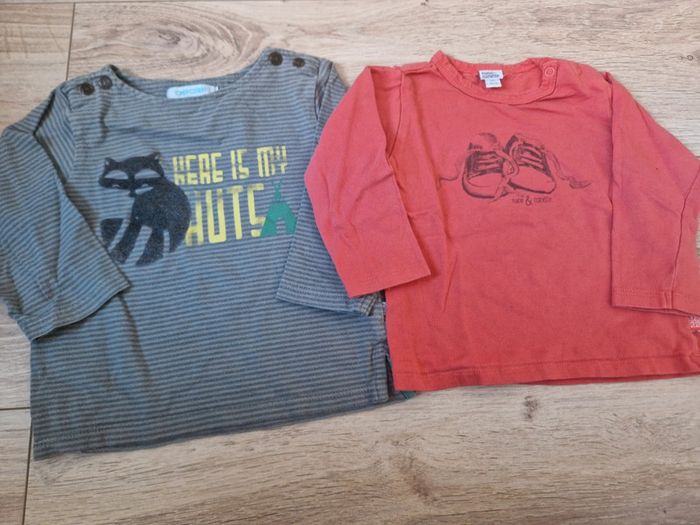 Lot 13 vêtements 12 mois, garçon, mi saison - photo numéro 2