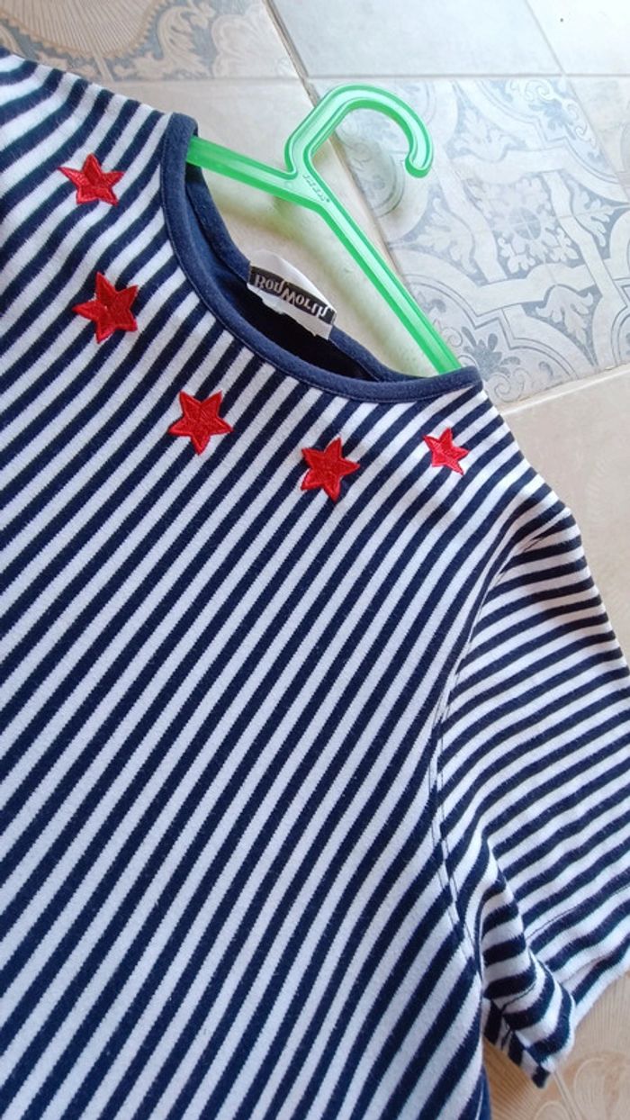 Haut/tee shirt marin - BonWorth  taille M/L - photo numéro 2