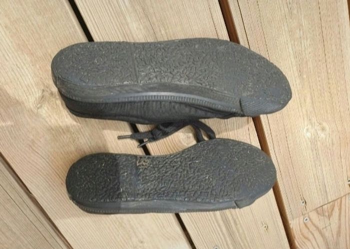 Chaussures en toile noire Le Coq Sportif - photo numéro 5
