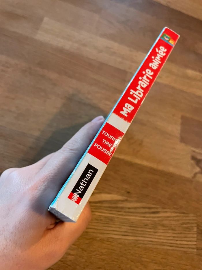 Livre cartonné Ma librairie animée Tourne rire pousse - photo numéro 2