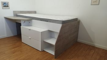 Lit bureau enfant
