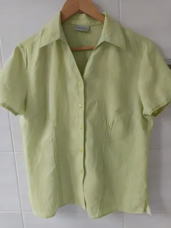 Chemise 100% lin Canda t.42