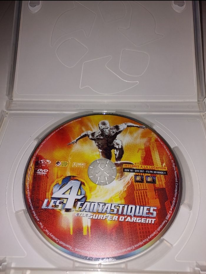 Dvd Les 4 Fantastiques et le surfer d'argent Marvel - photo numéro 2