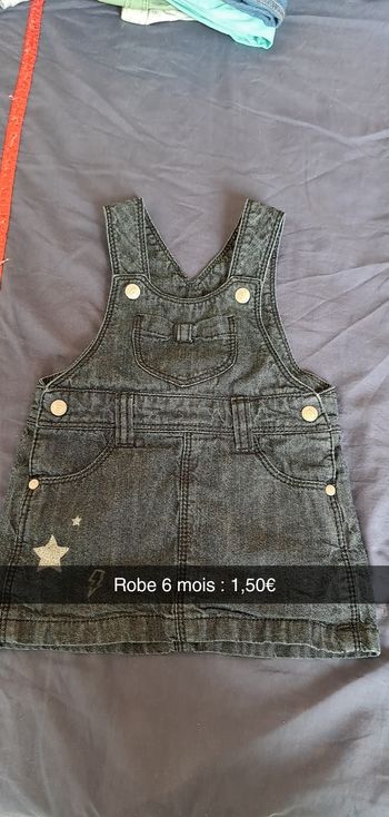 Robe en jeans 3/6 mois
