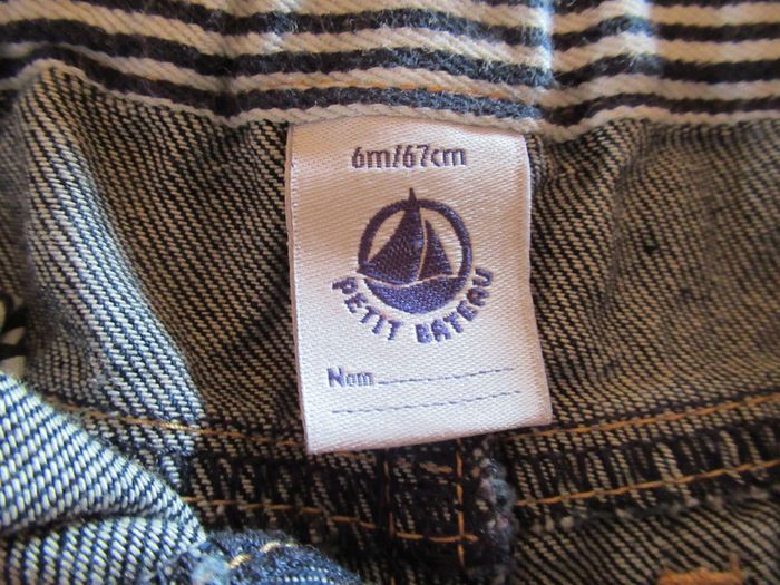 Pantalon jean's fille Petit Bateau 6 mois + don de vêtements - photo numéro 4