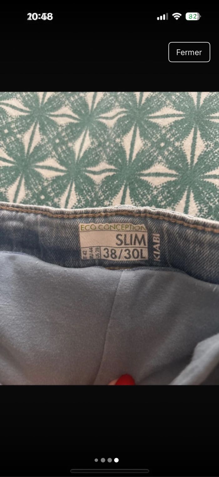 Lot de deux pantalons de grossesse - photo numéro 2