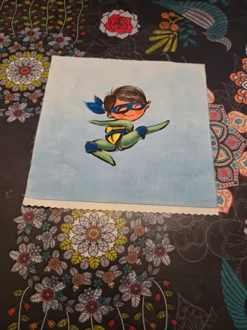 Petit panneau couture theme tortue ninja