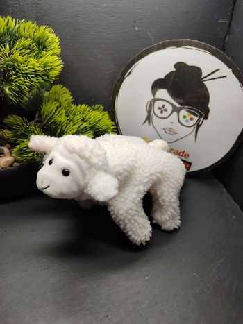 marionnette À  Main mouton laine blanc noir rose gris doudou beleduc gmbh gant 