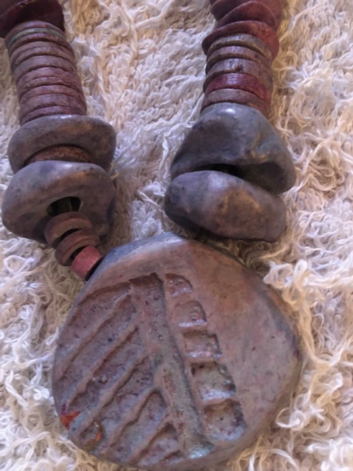 Collier terre cuite - photo numéro 2