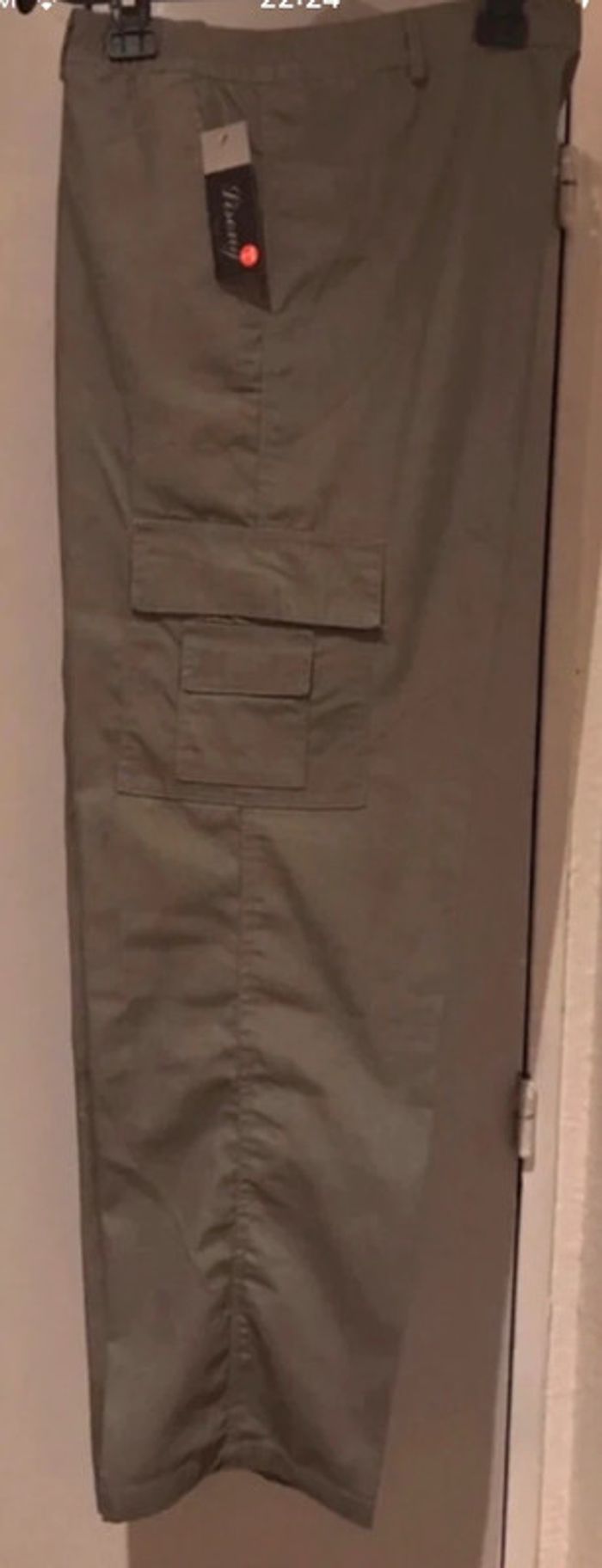 Pantalon linsong militaire unisexe kaki taille L - photo numéro 3