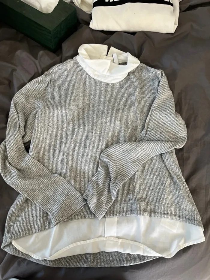 Blouse avec col