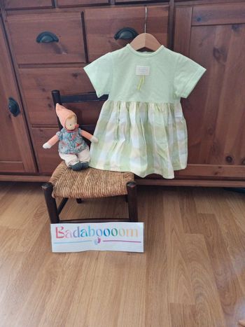 Robe vintage sucre d'orge 6 mois tbe