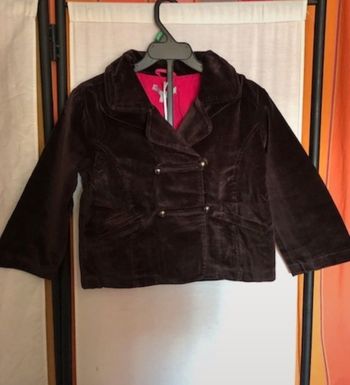 Veste en velours ras 4 ans
