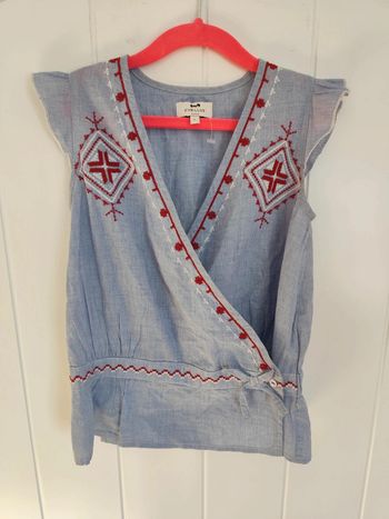 Blouse cache coeur Cyrillus