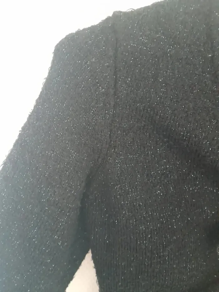 Ensemble robe sans manche et boléro manche effet paillette 14ans - photo numéro 9